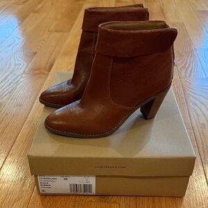 Lucky Brand Tan Ankle Booties for Women